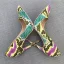 Amazing / Unique Multi-Colors Rave Club Pumps 2019 Leather Snakeskin Print 12 cm Stiletto Heels Pointed Toe Pumps