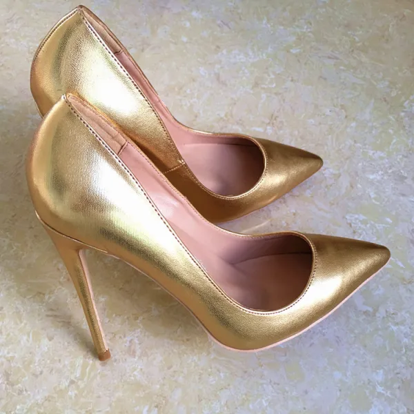 Fine Gull Karnevals klubb Pumps 2019 Lær 10 cm Stiletthæler Spisse Pumps