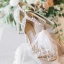 Charmant Beige Brautschuhe 2019 Strass Feder 9 cm Stilettos Peeptoes Hochzeit Hochhackige