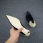 Modest / Simple White Casual Pumps 2019 Leather 4 cm Stiletto Heels Low Heel Pointed Toe Pumps