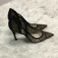 Chic / Beautiful Nude Wedding Shoes 2018 Lace Flower Pierced 10 cm Stiletto Heels Pointed Toe Wedding High Heels
