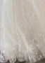 Style Audrey Hepburn Champagne Robe De Mariée 2019 Princesse Bustier Perlage Paillettes Appliques En Dentelle Fleur Sans Manches Dos Nu Noeud Chapel Train