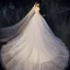 Chic Ivoire Robe De Mariée 2019 Princesse De l'épaule Perlage Perle Étoile En Dentelle Fleur Paillettes Manches Courtes Dos Nu Cathedral Train