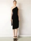 Modern / Fashion Modest / Simple Black Evening Dresses  2019 One-Shoulder Sleeveless Backless Short Formal Dresses