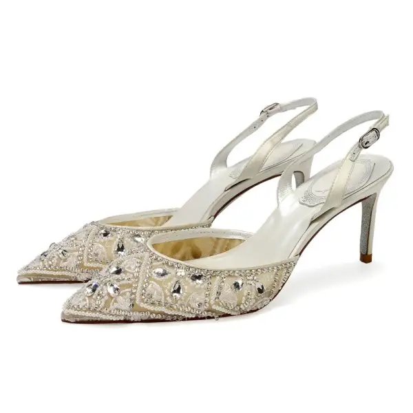 Chic / Beautiful Black Casual Womens Shoes 2019 Leather Sequins Rhinestone 10 cm Stiletto Heels Pointed Toe High Heels