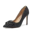 Charming Silver Evening Party Pumps 2019 Leather Crystal Sequins 10 cm Stiletto Heels Pointed Toe Pumps