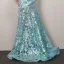 Sexy Noire Robe De Soirée 2019 Trompette / Sirène Encolure Dégagée Paillettes Faux Diamant En Dentelle Fleur Sans Manches Dos Nu Train De Balayage Robe De Ceremonie