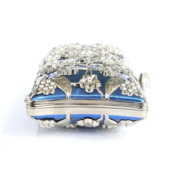 Chic / Belle Rouge Pochette Perlage Faux Diamant Métal Soirée Accessorize 2019