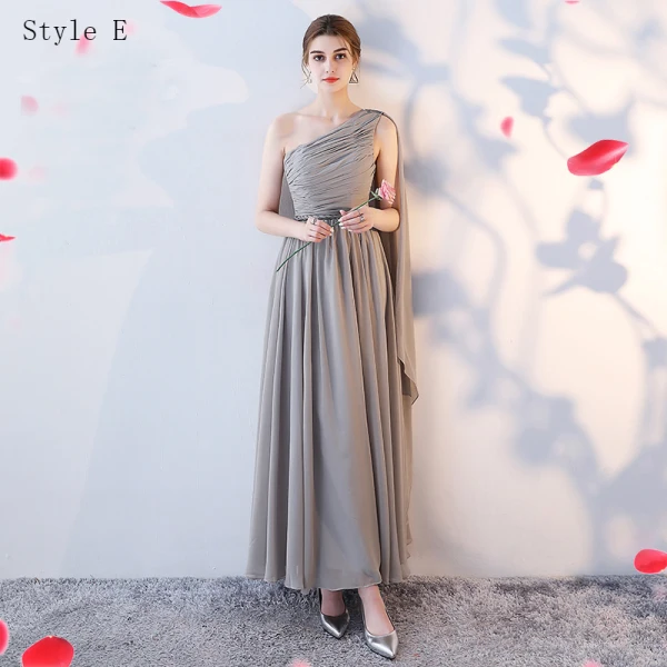 Chic / Belle Robe Demoiselle D'honneur 2017 Princesse Longueur Cheville Demoiselle D'honneur Robe Pour Mariage