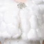 White Winter Snakeskin Print Faux Fur Prom Evening Party Wedding Shawls 2017