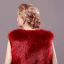 Bordeaux Hiver Fausse Fourrure Soirée Mariage Promo Manteaux / vestes 2017