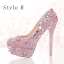 Sparkly Black 2018 High Heels 12 cm Beading Crystal Rhinestone Pumps Stiletto Heels Pointed Toe Wedding Prom Womens Shoes