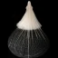 Amazing / Unique Champagne Glitter Wedding Veils 2020 Tulle Sequins 3 m Chapel Train Wedding Accessories