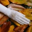 Glamorous Romantic White Bridal Gloves 2020 Tulle Beading Crystal Pearl Rhinestone Prom Wedding Accessories