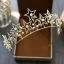 Chic / Beautiful Gold Bridal Jewelry 2017 Star Metal Beading Crystal Handmade  Wedding Prom Accessories