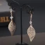 Romantisch Schön Weiß Ohrringe Kopfschmuck 2019 3 Stück Schmetterling Blatt Perle Strass Handgefertigt Hochzeit Ball Brautaccessoires