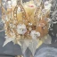 Luxury / Gorgeous Champagne Wedding Flowers 2020 Handmade  Beading Crystal Flower Rhinestone Bridal Wedding Prom Accessories