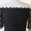 Sexy Stunning Black Evening Dresses  2020 A-Line / Princess 1/2 Sleeves Handmade  Solid Color Tea-length Evening Party Outdoor / Garden Summer Formal Dresses