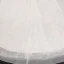 Vintage / Retro Ivory Plus Size Ball Gown Wedding Dresses 2021 U-Neck 3D Lace Tulle Satin Long Sleeve Handmade  Appliques Backless Chapel Train Wedding