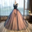 Chic / Beautiful 2017 Navy Blue Prom Dresses V-Neck Lace Strappy Corset Appliques Backless A-Line / Princess Formal Dresses