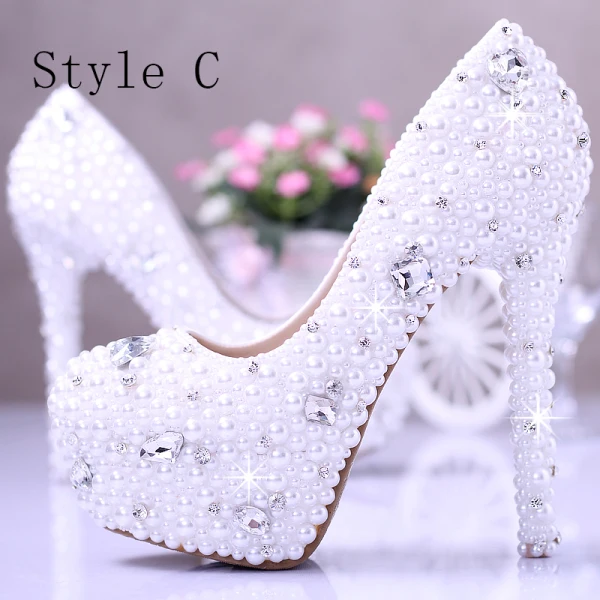 Sparkly Black 2018 High Heels 12 cm Beading Crystal Rhinestone Pumps Stiletto Heels Pointed Toe Wedding Prom Womens Shoes