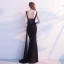 Chic / Beautiful 2017 Evening Dresses  V-Neck Backless Handmade  Trumpet / Mermaid Homecoming Evening Party Formal Dresses