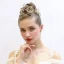 Chic / Beautiful Gold Bridal Jewelry 2017 Star Metal Beading Crystal Handmade  Wedding Prom Accessories