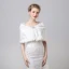 White Winter Snakeskin Print Faux Fur Prom Evening Party Wedding Shawls 2017