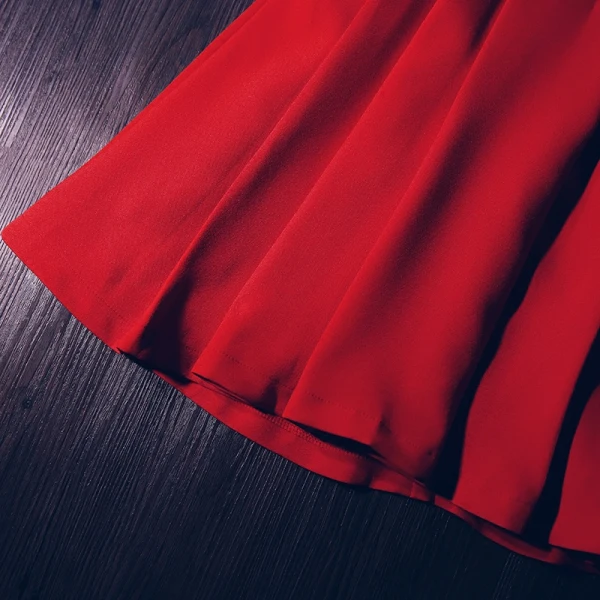 Chic / Belle Rouge Robe De Graduation 2018 Princesse En Dentelle U-Cou Dos Nu de retour Robe De Ceremonie