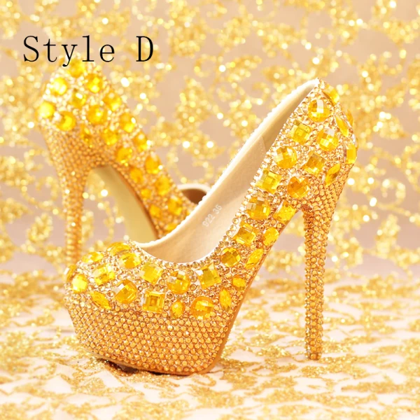 Sparkly Black 2018 High Heels 12 cm Beading Crystal Rhinestone Pumps Stiletto Heels Pointed Toe Wedding Prom Womens Shoes