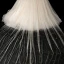 Amazing / Unique Champagne Glitter Wedding Veils 2020 Tulle Sequins 3 m Chapel Train Wedding Accessories