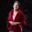 Chic / Beautiful Black shawl 2020 Suede Polyester Shawls Shoulders Winter Wedding Evening Party Prom Sleeveless Accessories