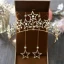 Chic / Beautiful Gold Bridal Jewelry 2017 Star Metal Beading Crystal Handmade  Wedding Prom Accessories