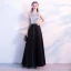 Scintillantes Noire Robe De Soirée 2017 Princesse Charmeuse Dos Nu Glitter Paillettes Soirée Robe De Ceremonie