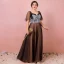 Classic Elegant Black Plus Size Evening Dresses  2018 Summer Tulle Lace-up V-Neck A-Line / Princess Appliques Backless Evening Party Formal Dresses