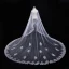 Modest / Simple White Royal Train Wedding 2018 Tulle Lace Appliques 3.5 m Wedding Veils