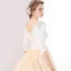 Luxury / Gorgeous Champagne Prom Dresses 2017 A-Line / Princess Lace V-Neck Beading Appliques Backless Handmade  Evening Party Prom Formal Dresses