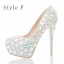 Sparkly Black 2018 High Heels 12 cm Beading Crystal Rhinestone Pumps Stiletto Heels Pointed Toe Wedding Prom Womens Shoes
