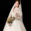 Amazing / Unique Champagne Glitter Wedding Veils 2020 Tulle Sequins 3 m Chapel Train Wedding Accessories