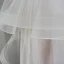 Mode Vita Korta Brudslöja Ruffle Chiffong Bröllop Tillbehör 2019