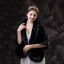 Chic / Beautiful Black shawl 2020 Suede Polyester Shawls Shoulders Winter Wedding Evening Party Prom Sleeveless Accessories