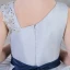 Chic / Beautiful Silver Organza Flower Girl Dresses 2018 Ball Gown Amazing / Unique Shoulders Sleeveless Sequins Beading Sash Floor-Length / Long Cascading Ruffles Wedding Party Dresses