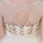 Modern / Fashion Champagne See-through Summer Flower Girl Dresses 2018 A-Line / Princess Square Neckline Sleeveless Sequins Sash Short Ruffle Backless Wedding Party Dresses