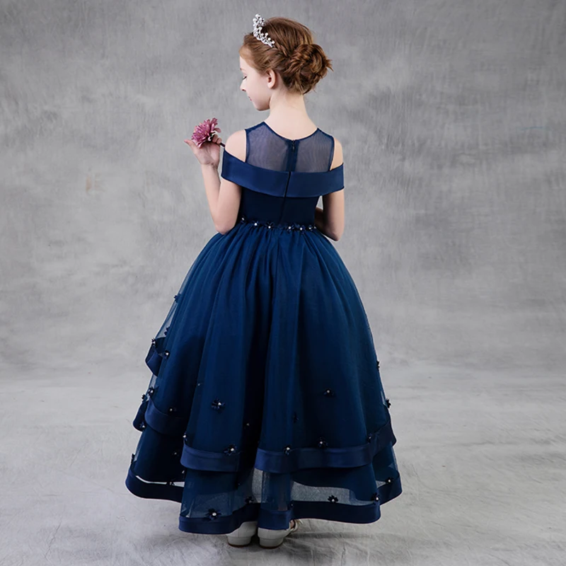 green emerald velvet dress Navy Scoop Neck High Low Prom Dress Short A Line Satin Party Gown Girl   Siaoryne