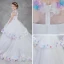 Flower Fairy White Flower Girl Dresses 2018 A-Line / Princess See-through Scoop Neck Sleeveless Appliques Flower Rhinestone Court Train Ruffle Wedding Party Dresses