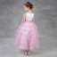 Chic / Beautiful Candy Pink Flower Girl Dresses 2018 A-Line / Princess Scoop Neck Sleeveless Flower Sash Ankle Length Cascading Ruffles Wedding Party Dresses