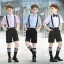 Modest / Simple Short Sleeve Shirt Black Tie Summer Boys Wedding Suits 2018