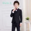 Modest / Simple Black Long Sleeve Boys Wedding Suits 2018