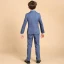 Luxury / Gorgeous Ocean Blue Boys Wedding Suits Rhinestone Tie Body Jewellery 2018
