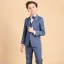 Luxury / Gorgeous Ocean Blue Boys Wedding Suits Rhinestone Tie Body Jewellery 2018